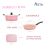 Asta Panci Set Marbello Rosie – Cookware Set – Isi 4 Pcs